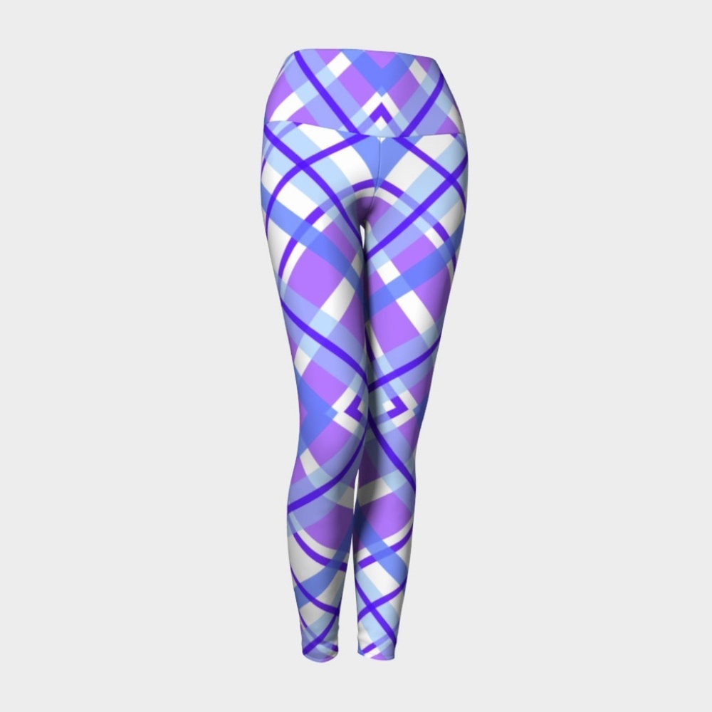 Purpletastic Geometric Leggings